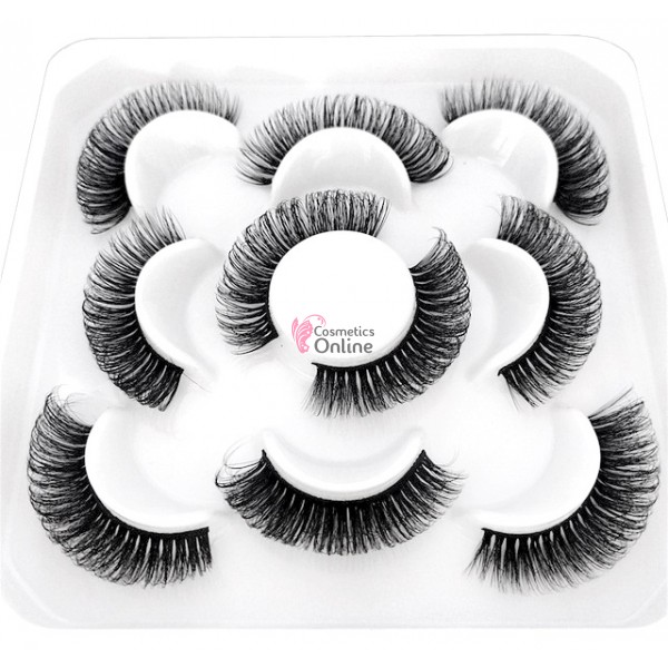 Gene false tip banda 5 perechi Amelie 3D Luxury Reutilizabile curbura DD Cod CA041
